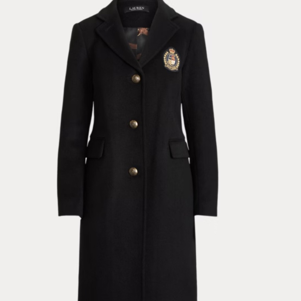 Lauren Ralph Lauren Navy Blazer with Gold Crest